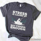 Funny Bass and Fly Fishing Design Shirt, Versatile Outdoor Hobbyist Apparel