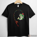 Funny Christmas Bass Fishing Shirt - Festive Holiday Gift for Fisherman Dads