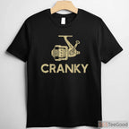 Funny Crankbait Lure Fishing Shirt - _Cranky_ Fisherman Humor Apparel