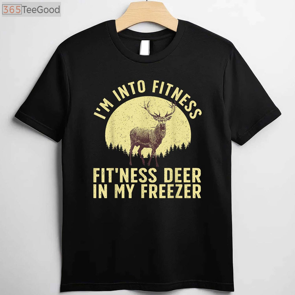 Funny Deer Hunting Art Shirt, Unique Wildlife Hunter Gift for Men and Women