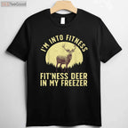 Funny Deer Hunting Art Shirt, Unique Wildlife Hunter Gift for Men and Women