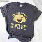 Funny Deer Hunting Art Shirt, Unique Wildlife Hunter Gift for Men and Women