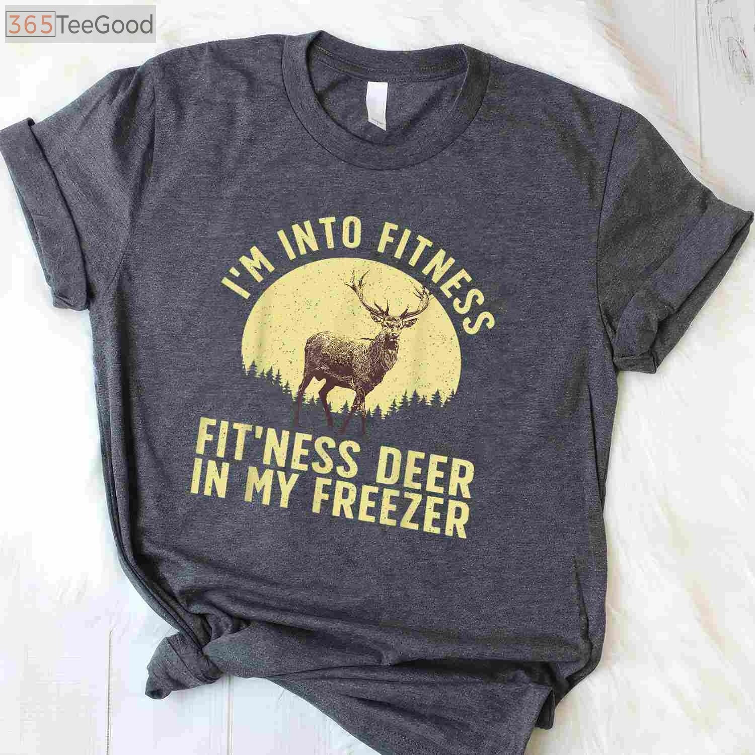 Funny Deer Hunting Art Shirt, Unique Wildlife Hunter Gift for Men and Women