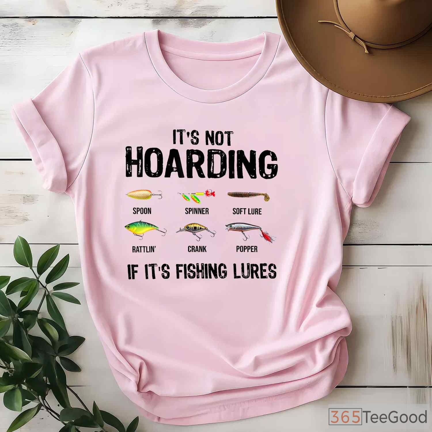 Funny Fishing Lure Hoarding Shirt - Humorous Gift for Tackle Obsessed Anglers