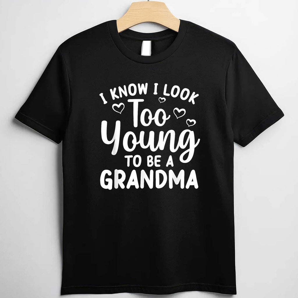 Funny Grandma To Be Gift Tee Pregnancy Announcement T-Shirt Women Adults