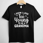 Funny Grandma To Be Gift Tee Pregnancy Announcement T-Shirt Women Adults