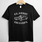 Funny Grandpa Classic Car Graphic Gift Tee T-Shirt Men Adults Unisex