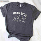 Funny Musical Note Art T-Shirt - Creative Music Lover Gag Gift for Him Her