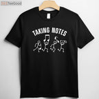Funny Musical Note Art T-Shirt - Creative Music Lover Gag Gift for Him Her