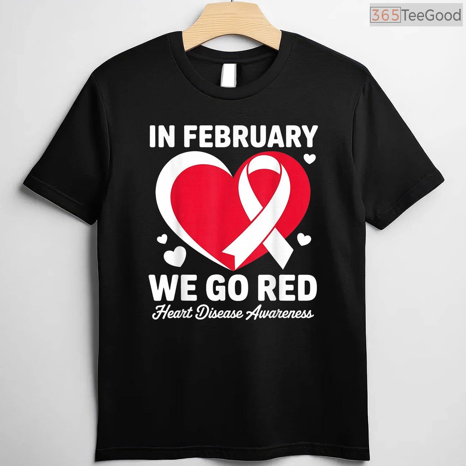 Go Red For Heart Disease Shirt – February Awareness Support Tee