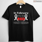 Go Red Heart Health Month Shirt – February Awareness Wellness Tee