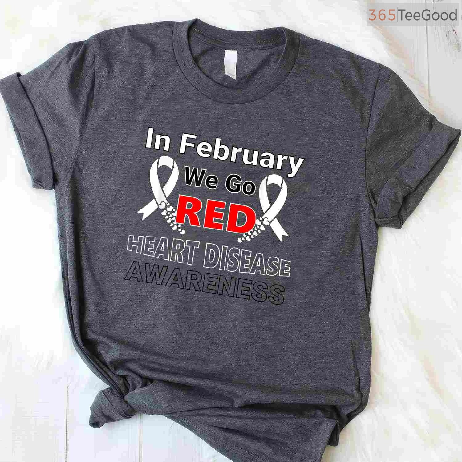 Go Red Heart Health Month Shirt – February Awareness Wellness Tee