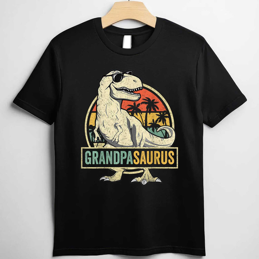 Grandpasaurus T Rex Dinosaur Funny Grandpa Gift Tee T-Shirt Men Unisex Adults