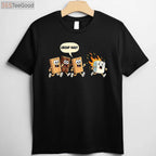 Group Hug Marshmallow Campfire Smores T-Shirt - Funny Camping Foodie Gift
