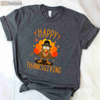 Happy Thanksgiving Turkey Day T-Shirt - Matching Family Dinner Feast Outfit