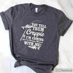 Holy Crappie Funny Fishing Shirt, Humorous Crappie Angler Quote Tee for Men