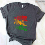 Honoring Past Inspiring Future T-Shirt Men Women Kids Black History Month Family Shirt