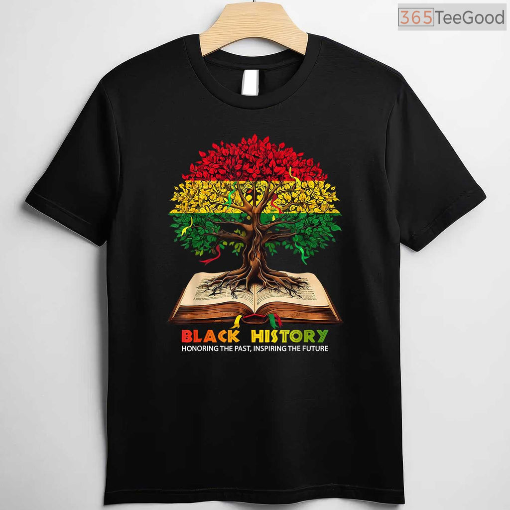Honoring The Past Inspiring The Future Black History Month T-Shirt African American Legacy Tee