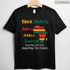 Honoring The Past Inspiring The Future T-Shirt Black History Month Ancestor Legacy Shirt