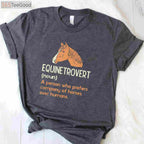 Horse Lover Definition Humor T-Shirt - Funny Equestrian Saying Apparel