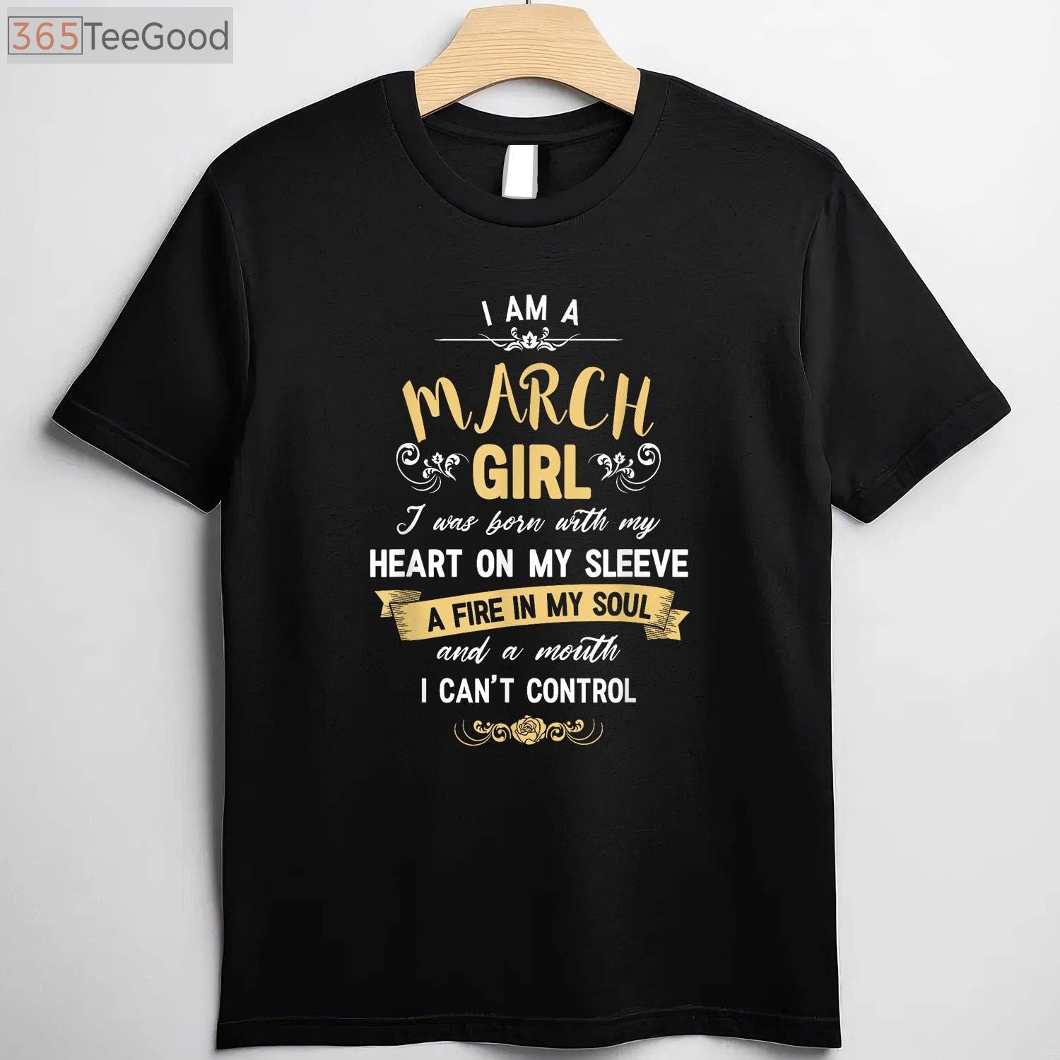 I Am A March Girl Birthday Shirt - Cute Birthday Gift T-Shirt for Women Adults