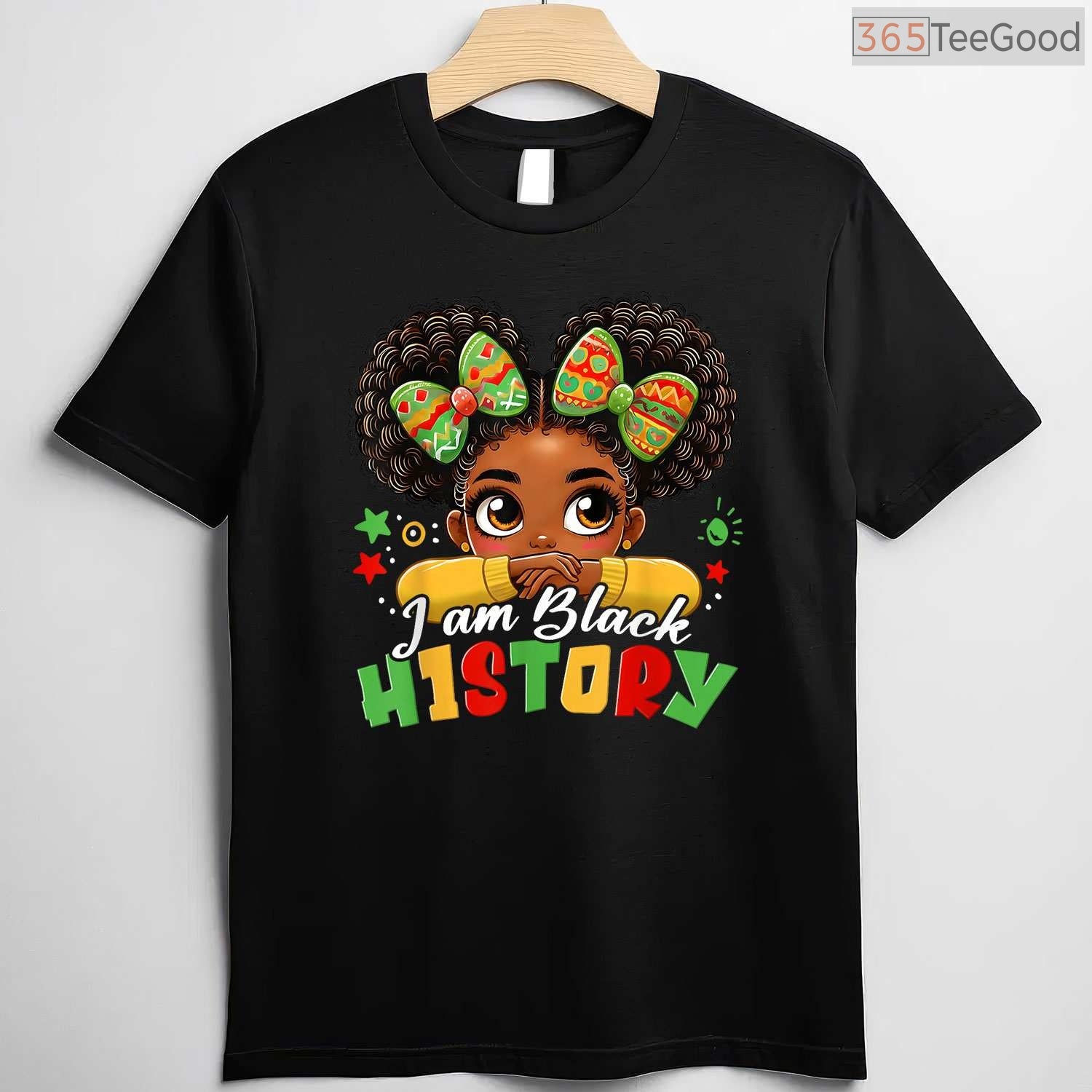 I Am Black History T-Shirt for Kids Girls & Women African American Heritage Month Shirt