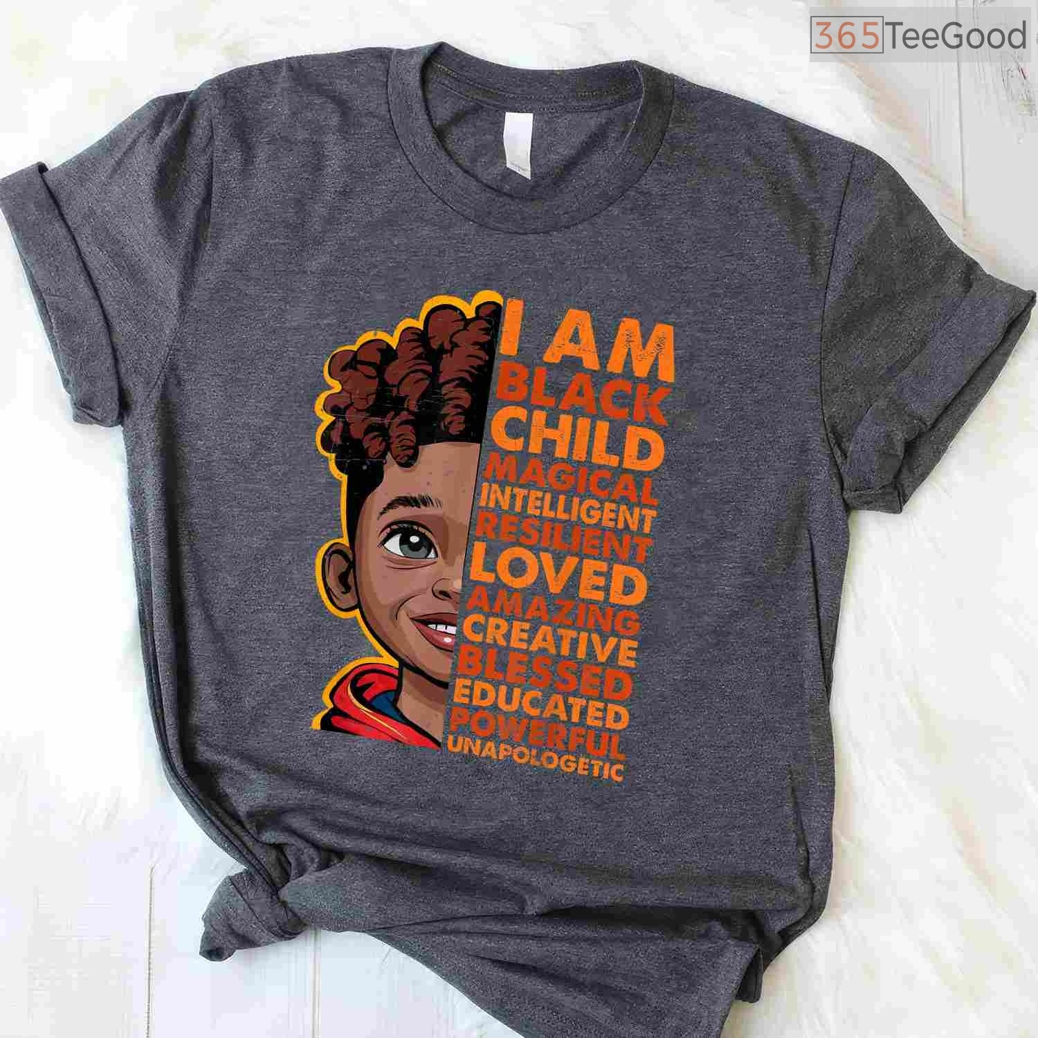 I Am Black History Month Shirt for Kids Boys African American Youth Empowerment T-Shirt