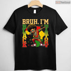 I Am Black History Dabbing Afro T-Shirt Men Boys Funny Black History Month Shirt