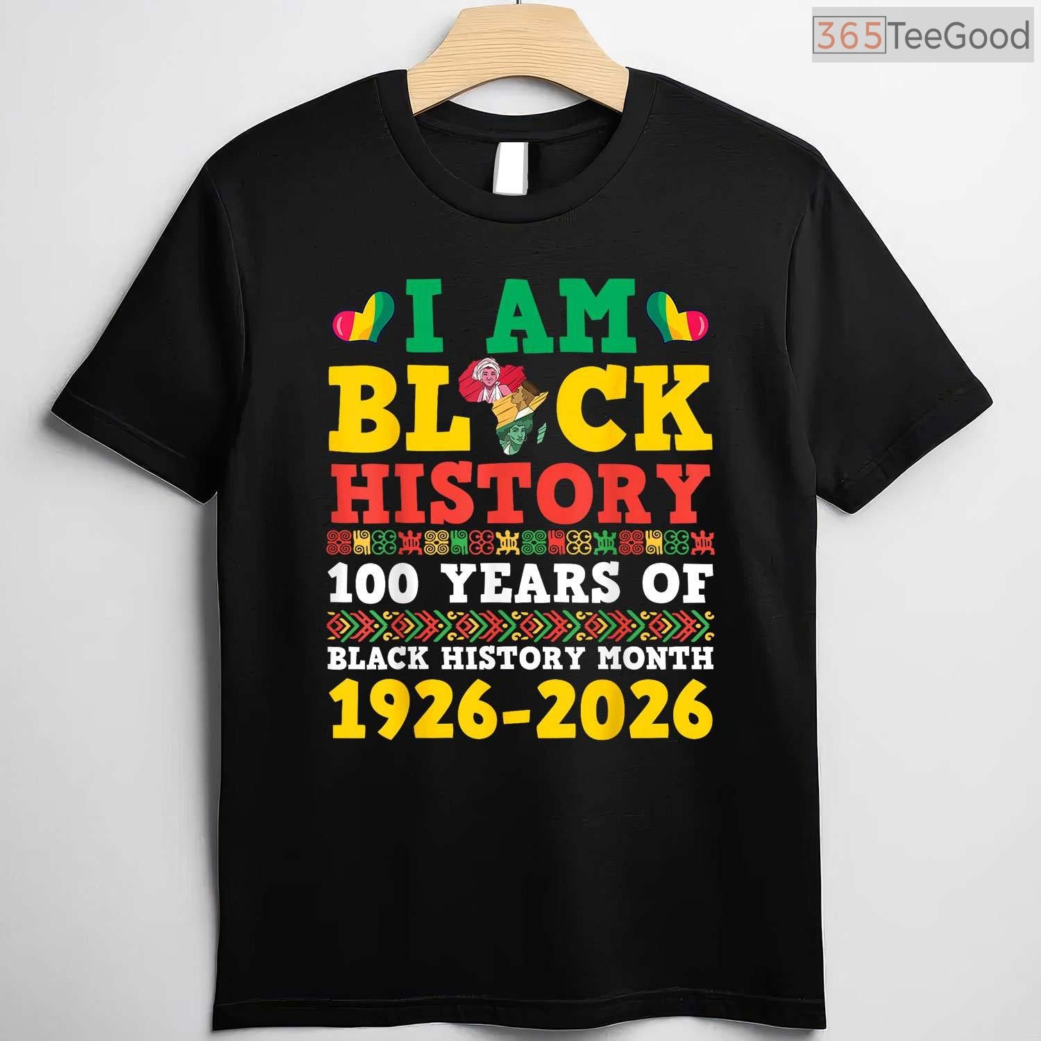 I Am Black History 100 Years 1926-2026 Centennial T-Shirt Anniversary Black History Month Shirt
