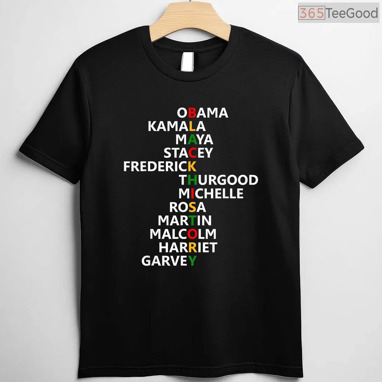 Iconic Black Leaders History Month T-Shirt for Men & Women Celebrating African American Heritage