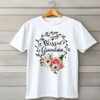 I'm A Spoiled Grandson of A Crazy Grandpa Tee Funny Family Quote T-Shirt for Men Women Unisex Adults