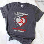 In February I Wear Red Shirt – Personal Heart Disease CHD Support