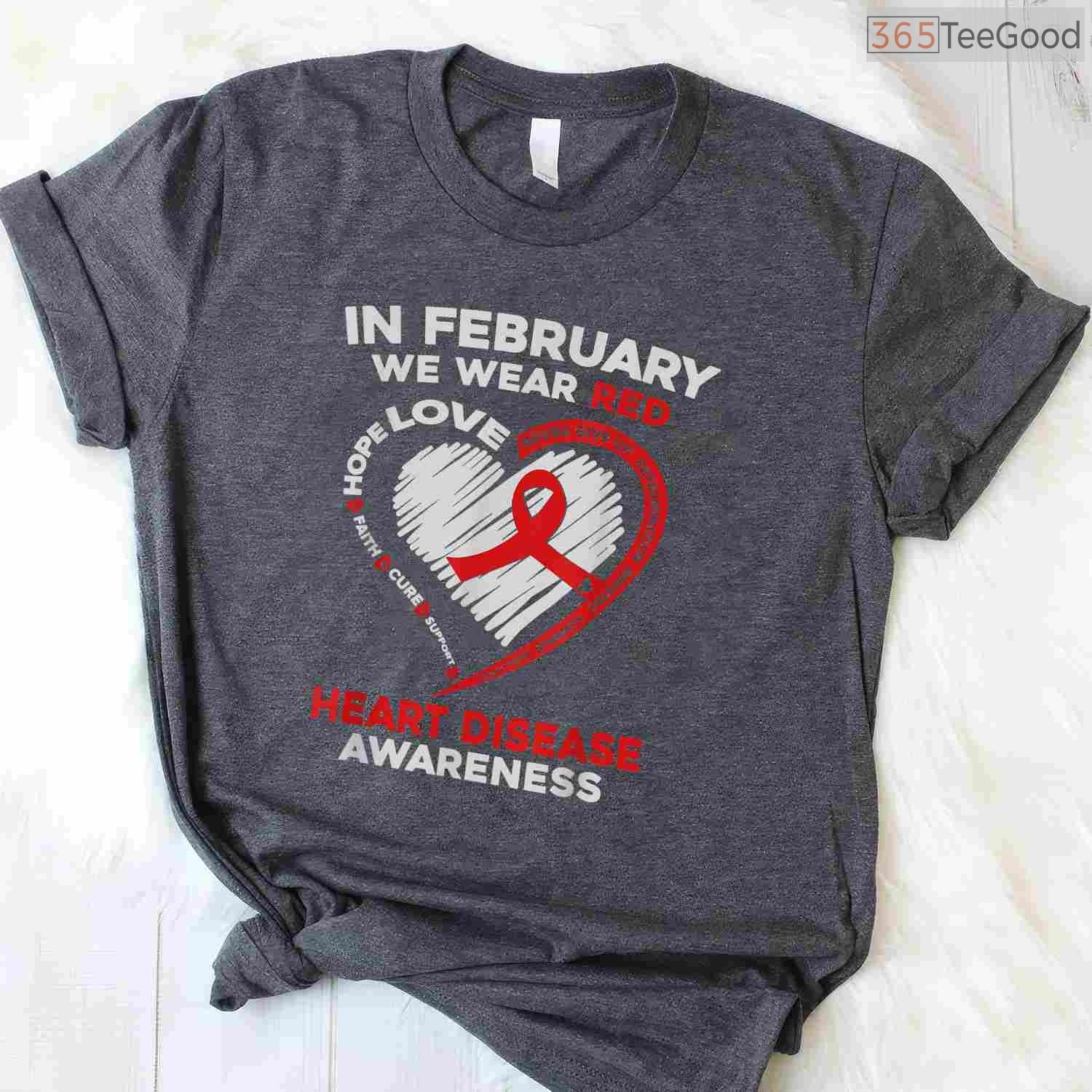 In February I Wear Red Shirt – Personal Heart Disease CHD Support