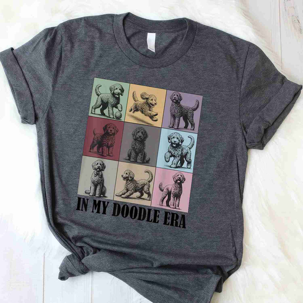 In My Golden Doodle Era Funny Dog Lover Quote Tee T-Shirt for Adults Men Women