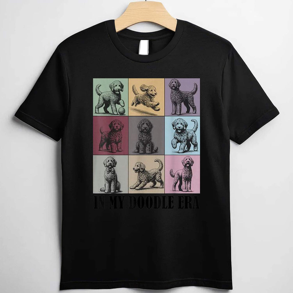 In My Golden Doodle Era Funny Dog Lover Quote Tee T-Shirt for Adults Men Women