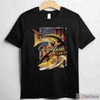 Inshore Saltwater Redfish Fishing Shirt, Redfish Country Angler Graphic Tee
