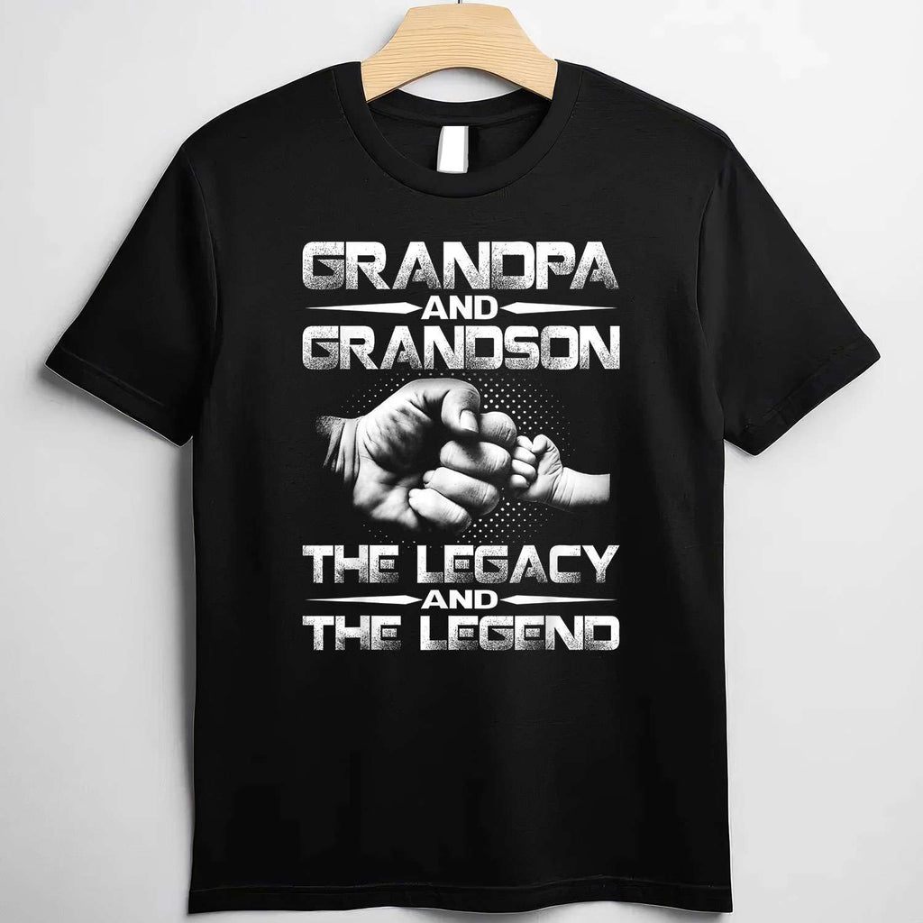 It’s Official I’m the Favorite Grandson Funny Family Tee T-Shirt Adults