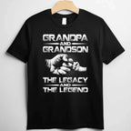 It’s Official I’m the Favorite Grandson Funny Family Tee T-Shirt Adults