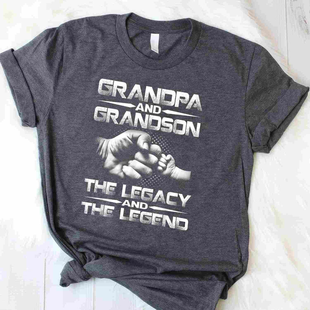 It’s Official I’m the Favorite Grandson Funny Family Tee T-Shirt Adults