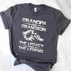It’s Official I’m the Favorite Grandson Funny Family Tee T-Shirt Adults