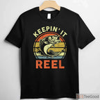 Keeping It Reel Bass Fishing Shirt, Cool Papa Fishing Gift for Dads