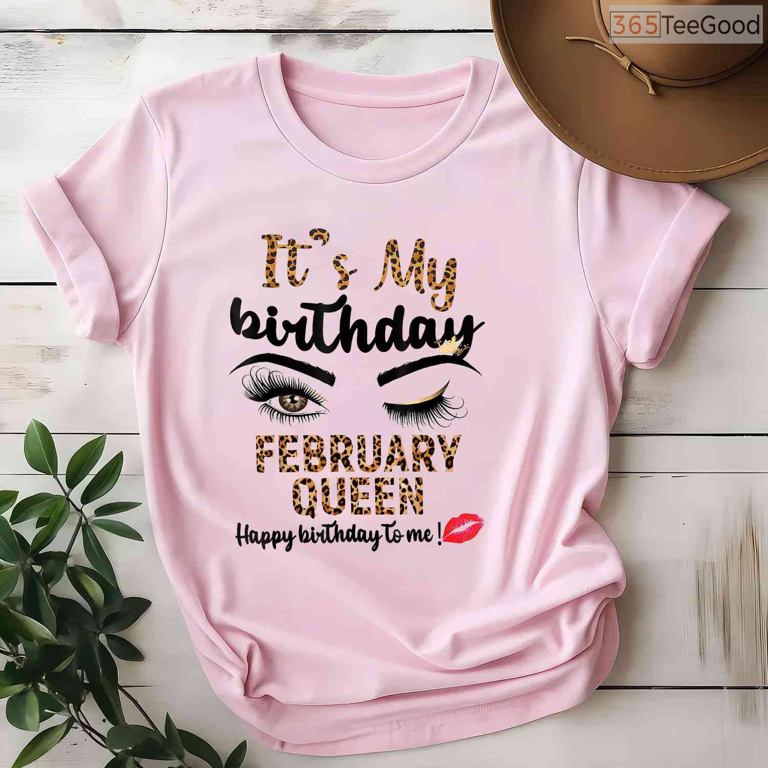 Leopard Print February Birthday Shirt – Happy Birthday To Me T-Shirt