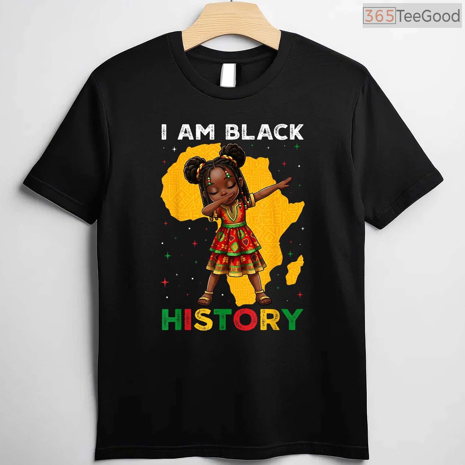 Magical Black Girl T-Shirt African American Afro Kids Pride Black History Month Shirt