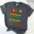 Melanin Pride African American T-Shirt Unapologetic Culture Black History Month Shirt
