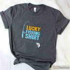 My Lucky Fishing Shirt - Custom Fisherman's Favorite Artwork Graphic Tee