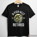 Official Retired 2026 Fishing Shirt, Funny Retirement Gift for Avid Fishermen