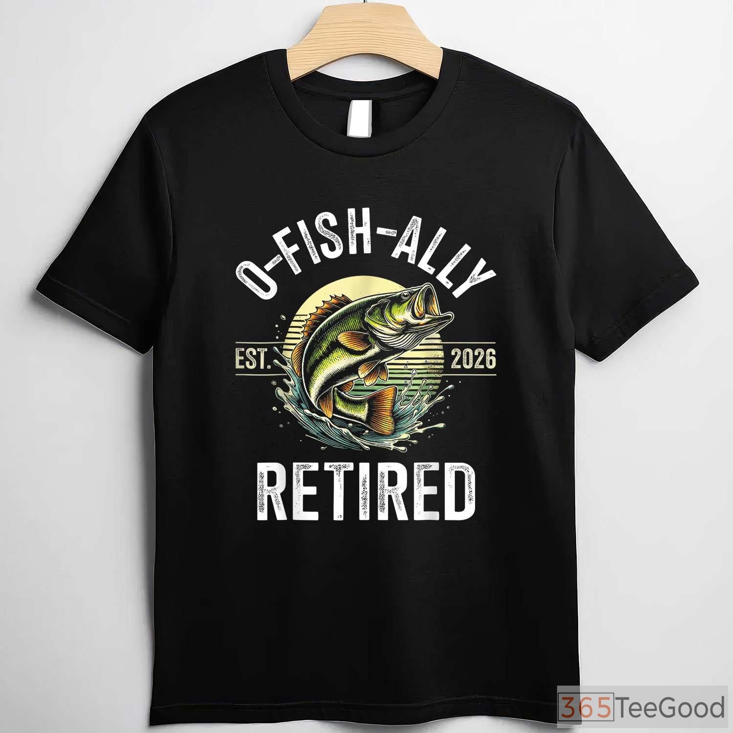 Official Retired 2026 Fishing Shirt, Funny Retirement Gift for Avid Fishermen