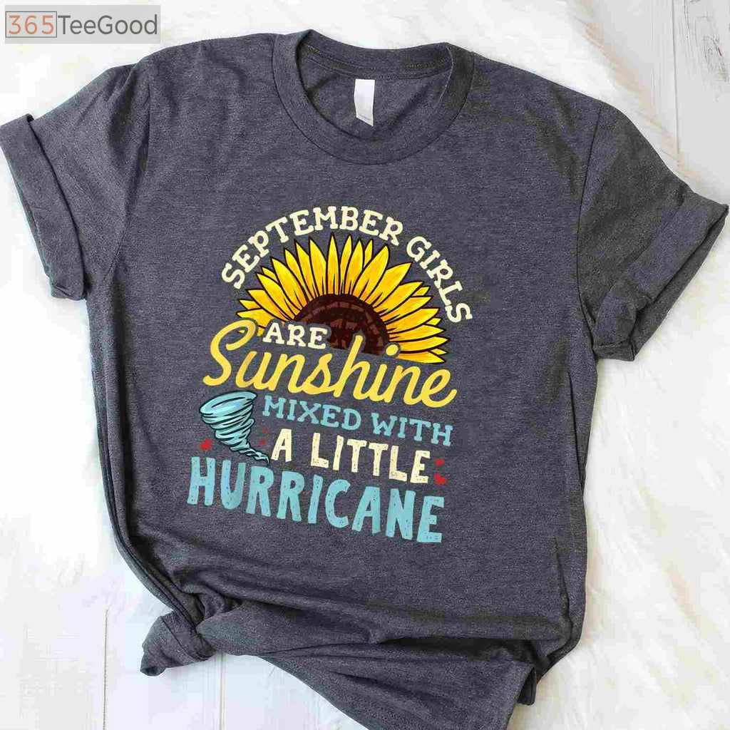 Official September Girl Birthday Celebration Shirt - Cute Autumn Birthday Apparel
