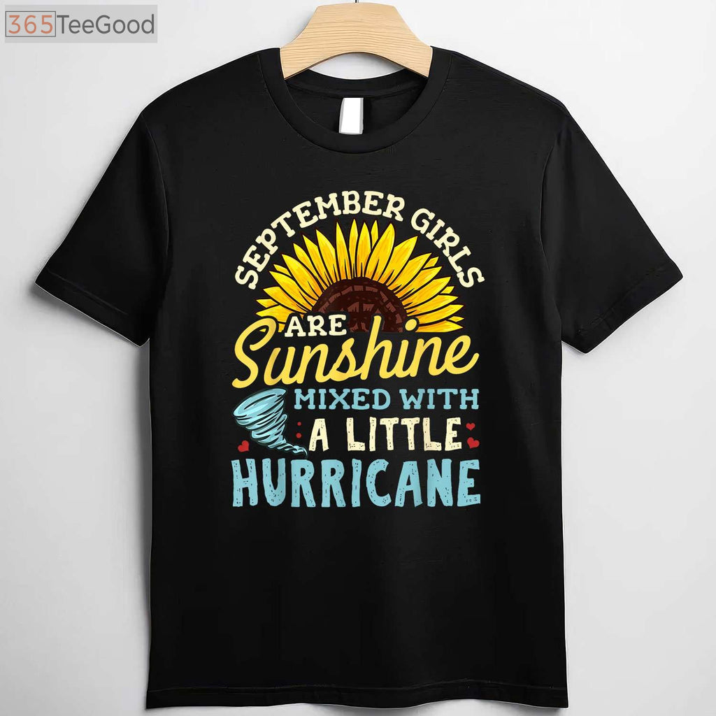 Official September Girl Birthday Celebration Shirt - Cute Autumn Birthday Apparel