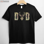 Old School Camo Dad Hunting Shirt, Vintage Pattern Deer Hunter Father's Day Gift